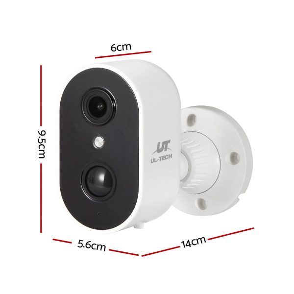 UL-tech 1080P Wireless Security IP Camera Rechargeable Outdoor CCTV Solar Panel - Image 3