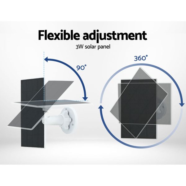 UL-tech Solar Panel For Security Camera Wireless 3W - Image 5