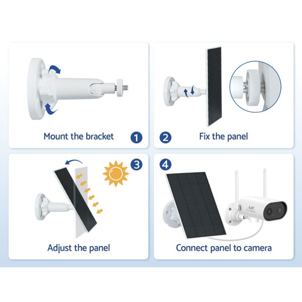 UL-tech Solar Panel For Security Camera Wireless 3W - Image 7