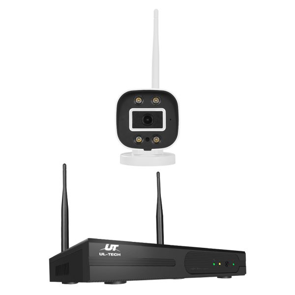 UL-tech Wireless CCTV Security System 8CH NVR 3MP 8 Square Cameras - Image 3