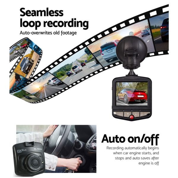 UL-tech Dash Camera 1080P 2.4" Front View,UL-tech Dash Camera 1080P 2.4" Front View Cam Car Video Recorder Night Vision - Image 15