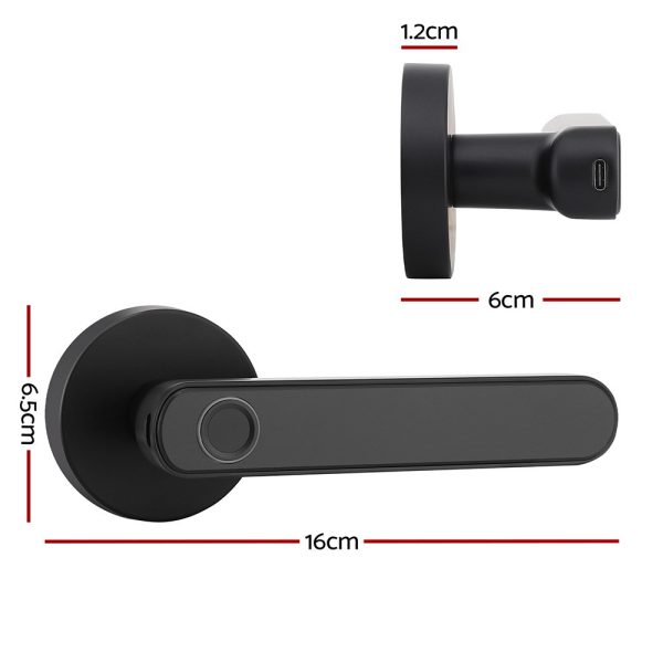 UL-tech Fingerprint Door Lock Smart Electronic Handle - Image 2