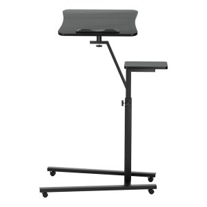 Artiss Laptop Desk Computer Table Height Adjustable Tiltable Mouse Board Black - Image 3