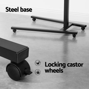 Artiss Laptop Desk Computer Table Height Adjustable Tiltable Mouse Board Black - Image 6