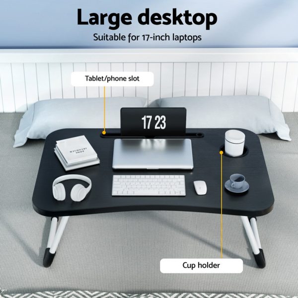 Laptop Desk Table Foldable Stand Lap Tray Sofa Bed Portable Adjustable Desks - Image 4