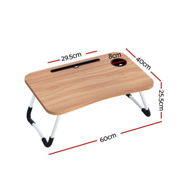 Laptop Desk Table Foldable Stand Lap Tray Sofa Bed Portable Adjustable Desks - Image 2