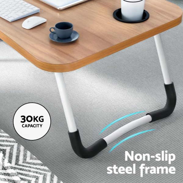 Laptop Desk Table Foldable Stand Lap Tray Sofa Bed Portable Adjustable Desks - Image 5