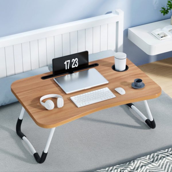 Laptop Desk Table Foldable Stand Lap Tray Sofa Bed Portable Adjustable Desks - Image 7