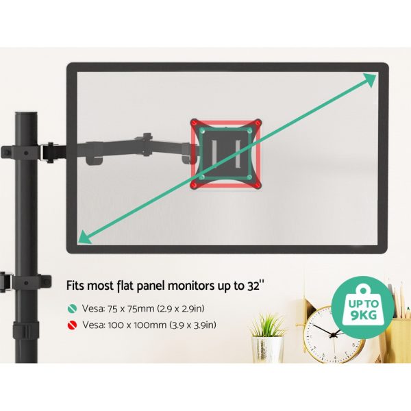 Artiss Monitor Arm Desk Mount Laptop Tray - Image 5