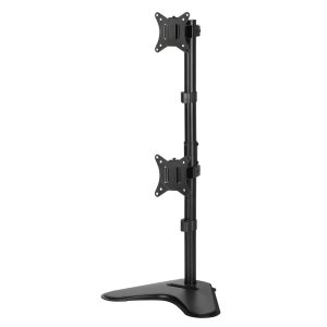 Artiss Monitor Arm Stand Dual Mount HD LED TV Bracket Holder Freestanding - Image 1