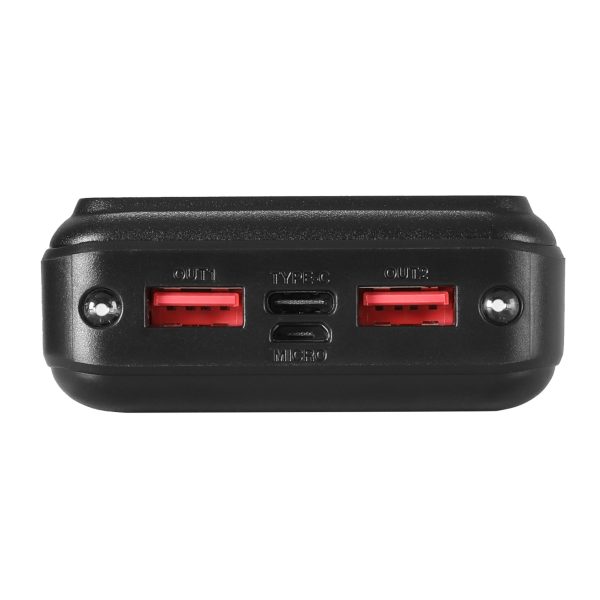 20000mAh Portable Power Bank PD22.5W Quick Charging Fast Charger for Phone Black - Image 3