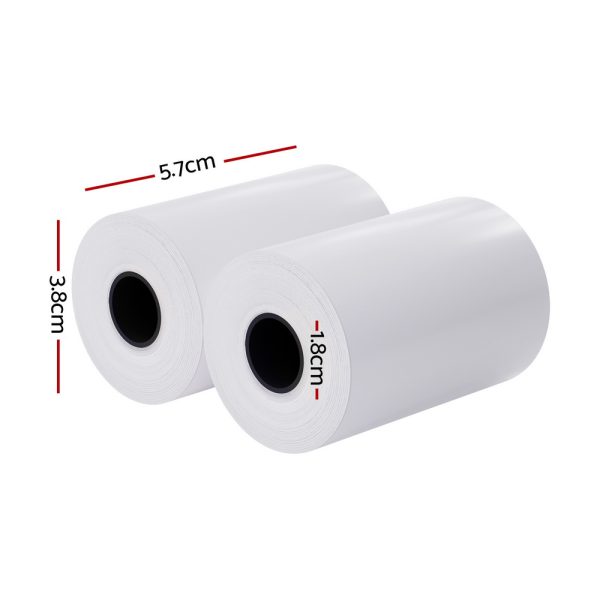 100 Rolls Thermal Label Paper Printer Paper Cash Register POS Receipt Roll - Image 2