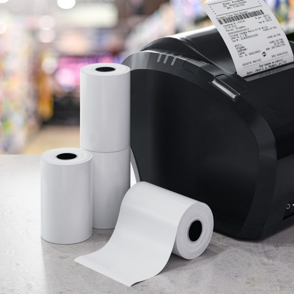 100 Rolls Thermal Label Paper Printer Paper Cash Register POS Receipt Roll - Image 5