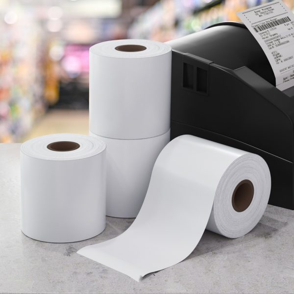 50 Rolls Thermal Label Paper Printer Paper Cash Register POS Receipt Roll - Image 5