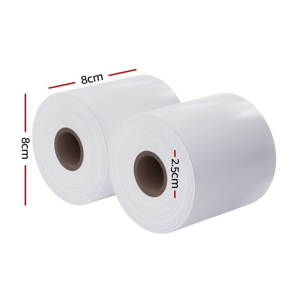 100 Rolls Thermal Label Paper Printer Paper Cash Register POS Receipt Roll - Image 2
