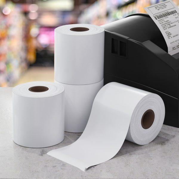 100 Rolls Thermal Label Paper Printer Paper Cash Register POS Receipt Roll - Image 5