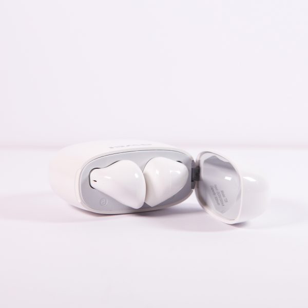 Fitsmart Headphones With Charging Case Wireless Portable White - Image 9
