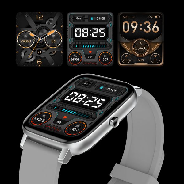 FitSmart Multi Function Smartwatch Wireless Touch Screen All In One - Black - Image 3