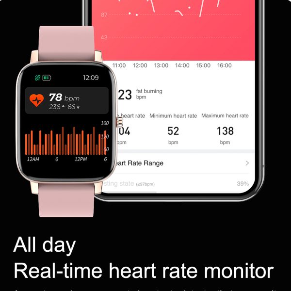 FitSmart Multi Function Smartwatch Wireless Touch Screen All In One - Black - Image 7
