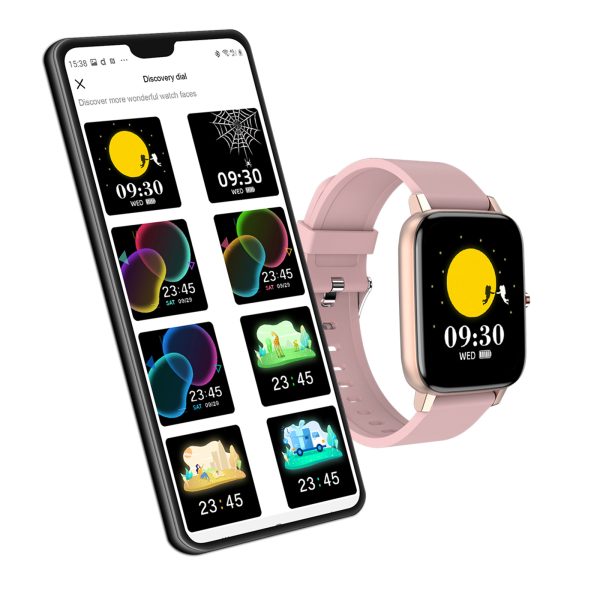 FitSmart Multi Function Smartwatch Wireless Touch Screen All In One - Silver Grey - Image 2
