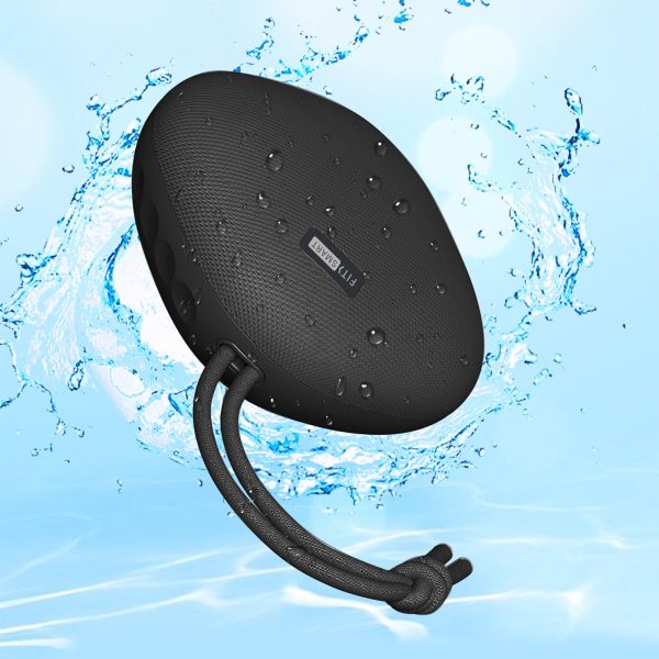 FitSmart Waterproof Bluetooth Speaker Portable Wireless Stereo Sound - Black - Image 3