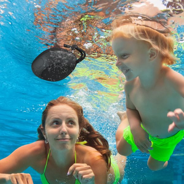 FitSmart Waterproof Bluetooth Speaker Portable Wireless Stereo Sound - Black - Image 5