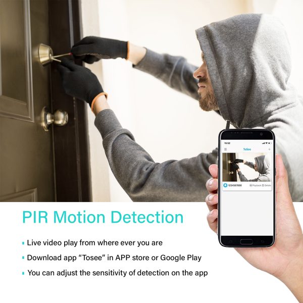 Safe Zone Wireless Video Doorbell Camera 8GB Smart Remote Control Intercom WiFi - Image 4