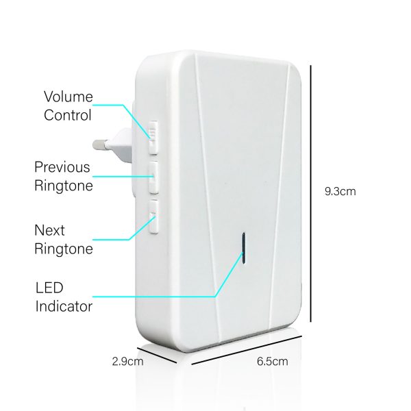Safe Zone Wireless Video Doorbell Camera 8GB Smart Remote Control Intercom WiFi - Image 7