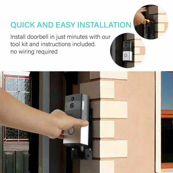 Safe Zone Wireless Video Doorbell Camera 8GB Smart Remote Control Intercom WiFi - Image 8
