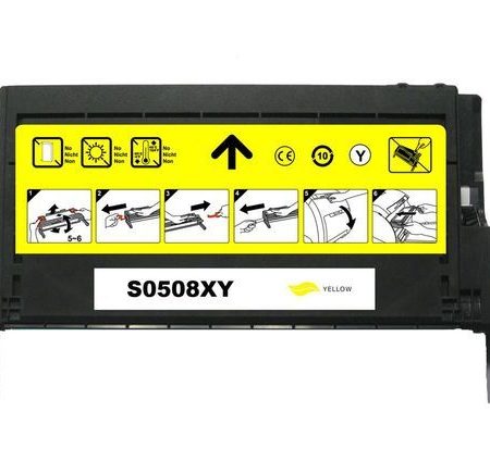 SAMSUNG [5 Star] CLT-Y508L Premium Remanufactured Yellow Toner