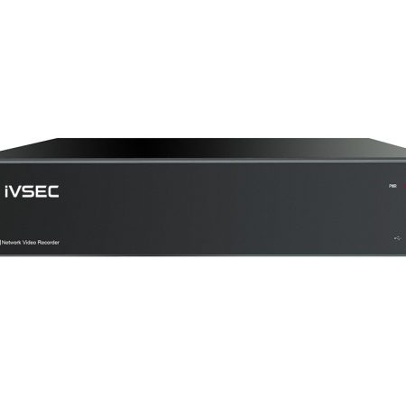 IVSEC IVSEC NR564XB NVR 64 CHANNELS 2 Ethernet PORTS 8 BAYS H265  2 4K HDMI