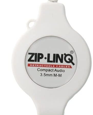 LEVITON SECURITY & AUTOMATION 3.5MM STEREO AUDIO CABLE RETRACTABLE PATCH LEAD FOR LEVITON HI-FI