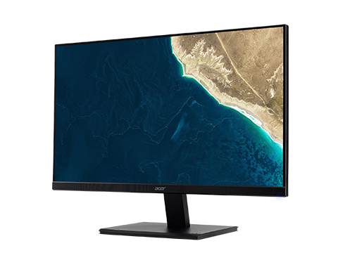 ACER V247 23.8'' inch Monitor - Full HD 1920 x 1080@75 Hz - Widescreen LCD IPS - Ports: VGA, 1 x HDMI, 1 x DisplayPort 1.2 - Black - Ratio 16:9 - Image 2