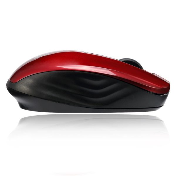 ADESSO Wireless Mini Mouse Red - Image 5