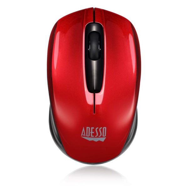 ADESSO Wireless Mini Mouse Red - Image 2