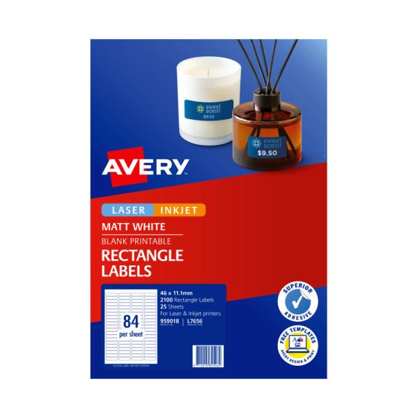 AVERY LIP MP Label L7656 84Up Pack of 25 - Image 3
