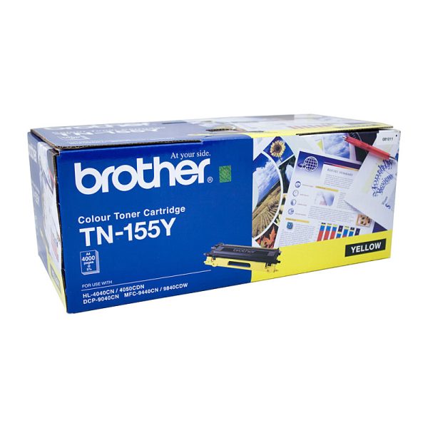 BROTHER TN155 Yellow Toner Cartridge - Image 2