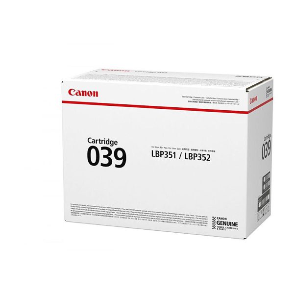 CANON Cartridge039 Black Toner - Image 2