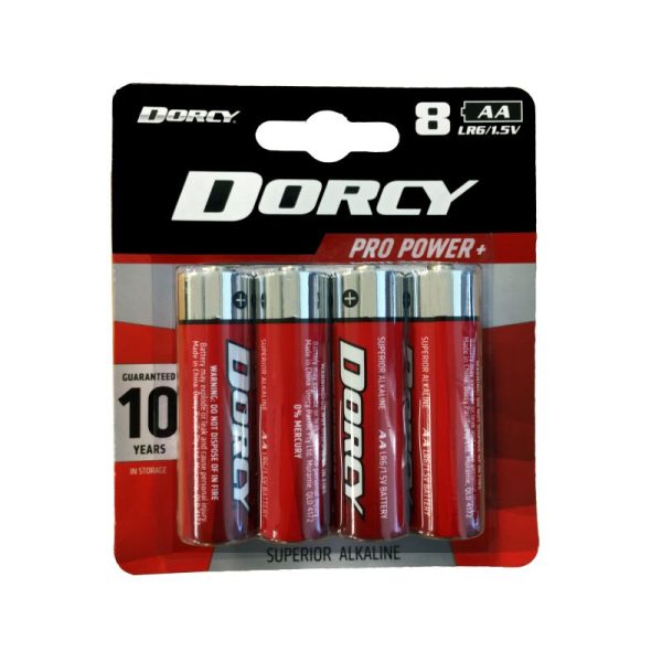 DORCY 8AA Alkaline Batteries - Image 2