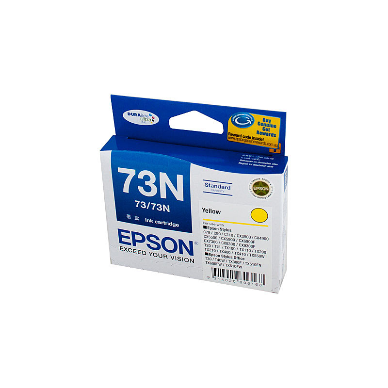 EPSON 73/73N Std Yellow Ink suits C70/CX39/49/49/69 Cartridge