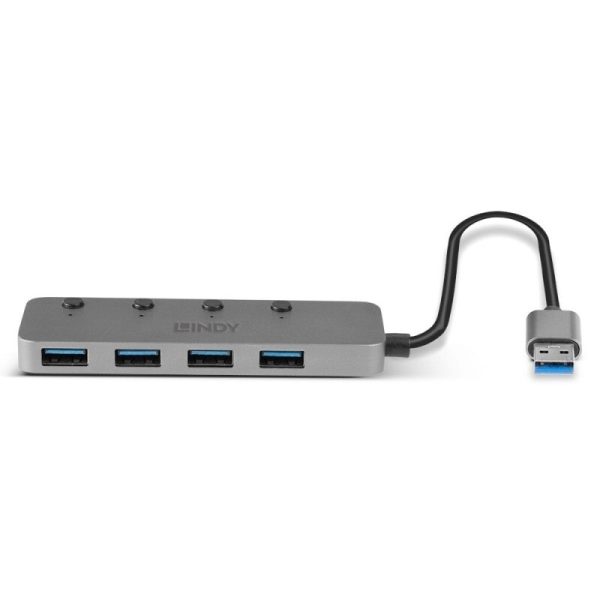 LINDY 4 Port USB 3.0 Hub Switc - Image 3