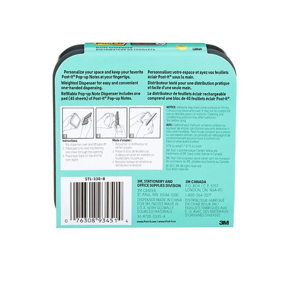 POST-IT STL-330-B Steel P-Up Display - Image 2