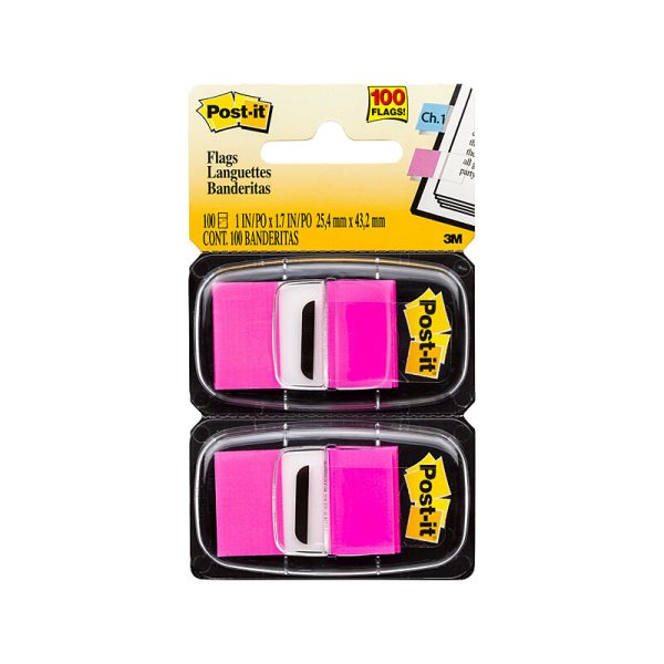 POST-IT Flag 680-BP2 Pink Pack of 2 Bx6 - Image 2
