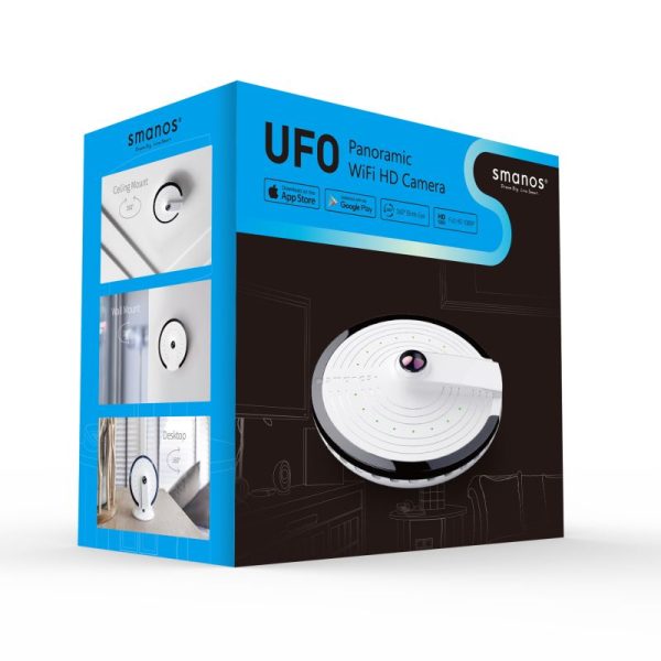 SMANOS UFO Panoramic WiFi Cam - Image 3