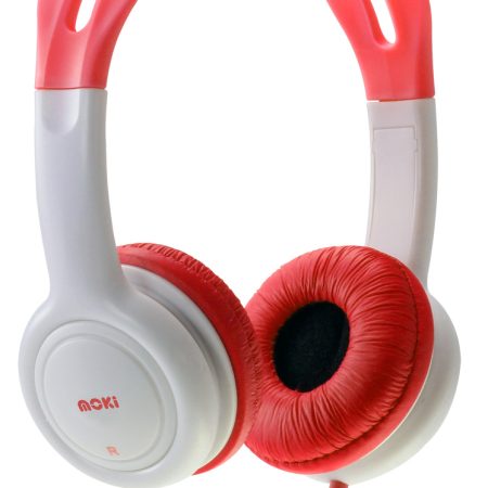 MOKI Volume Limited Kids Red Headphones