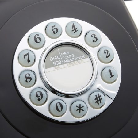 GPO RETRO GPO 746 PUSH BUTTON TELEPHONE - BLACK