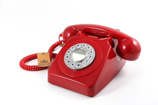 GPO RETRO GPO 746 PUSH BUTTON TELEPHONE - RED - Image 3