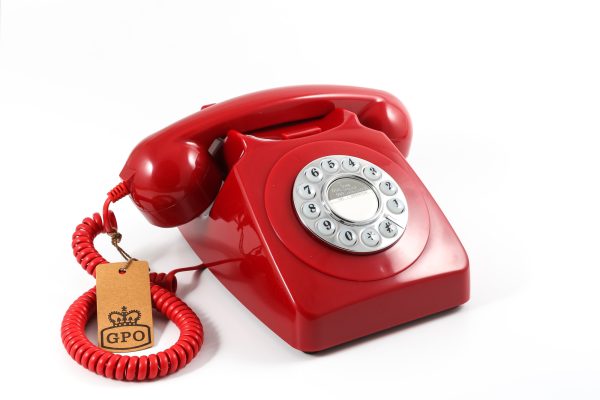 GPO RETRO GPO 746 PUSH BUTTON TELEPHONE - RED - Image 2
