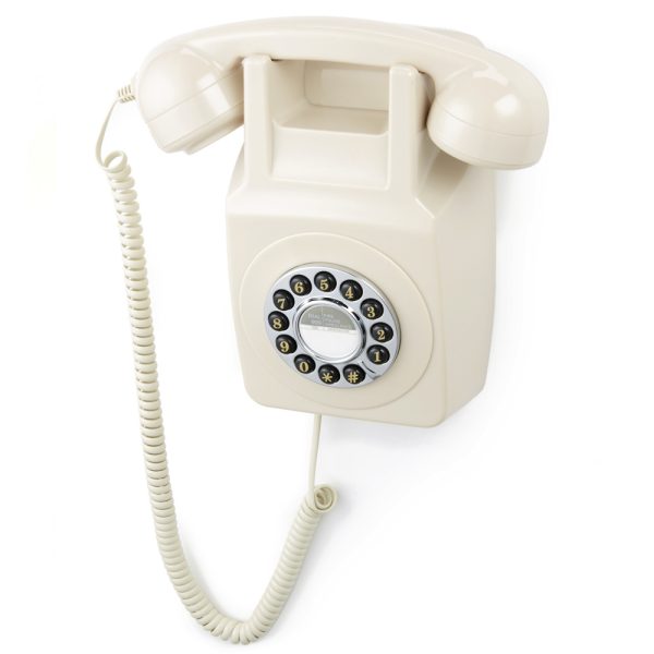 GPO RETRO GPO 746 WALL MOUNTED PUSH BUTTON TELEPHONE - IVORY - Image 2