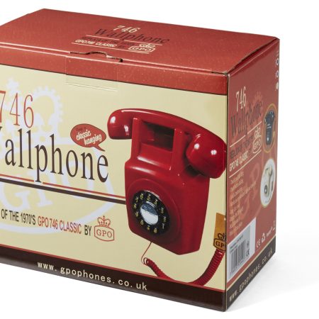 GPO RETRO GPO 746 WALL MOUNTED PUSH BUTTON TELEPHONE - IVORY